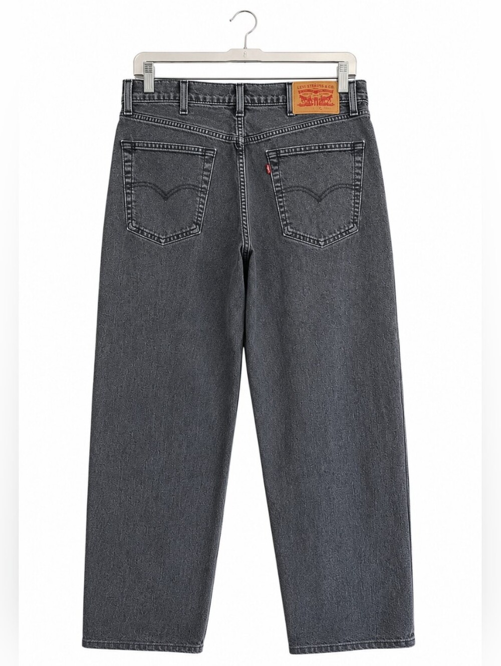 Levi’s 502 Men’s Jeans 42x30 Charcoal Gray Regular Taper Denim